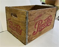 1962 Pepsi Cola Wood Crate