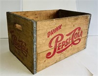 1962 Pepsi Cola Wood Crate