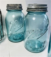 7 Blue Jars, 6 are Ball