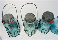 7 Blue Jars, 6 are Ball