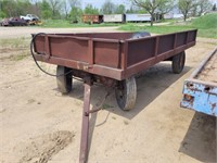 7x14 steel wagon w/ hoist