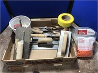 Collection of Cement & Tile Tools