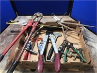 Collection of Spanners, Snips, Bolt Cutters & More