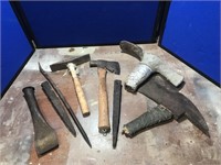 Axes, Hammers, Chisels including Fireman's Axe