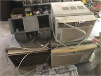3 Air Conditioners & Fan