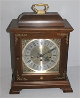 vintage Hamilton mantel clock parts as is w key