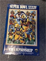 Rams Championship poster --2'x3'