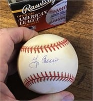 Yogi Berra signed baseball