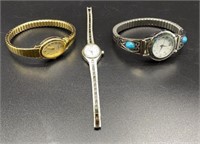 Ladies Bulova, Timex and Quartz Watch