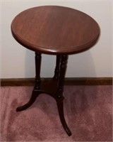 Round Vintage Accent Table