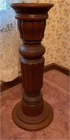 Wood Plant Stand/Candle Holder - Heavy