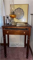 Vintage Side Table and Contents