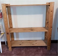 Wood Plant Shelf