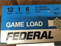 Federal 12 ga Game Load, 1 oz, #6 shot
