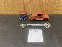 Old Car, Old Can, Old Key