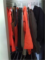 Hunting Clothes , Pants, 1 pr. Bib Overalls, Coats