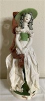 Signed Vintage Woman Planter #1