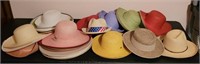 Large Lot of Assorted Straw Summer Hats 35+