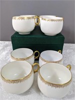 Set of 8 Limoges China Cups
