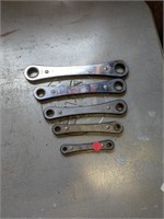 5 Craftsman standard gear wrenches