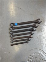 7 Craftsman standard wrenches