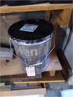 Partial Bucket of Aluminum Paint