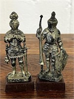 Medieval knight figures