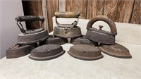 9 - Antique Irons