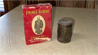 Vintage Snuff Tin & Prince Albert Box