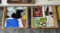Contents of 4 Drawers and Cabinet