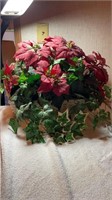 Poinsettia Basket