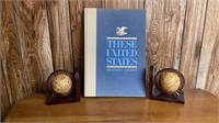 Bookends and "These United States" Book