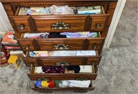Fabric, Contents of Dresser