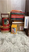 Cook Books and Tins