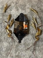 Metal Sconce and Decor