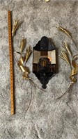 Metal Sconce and Decor
