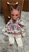 Ceramic Fox Doll