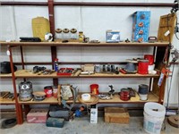 Casters, Toolboxes, & Contents of Shelves