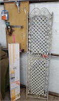 Trellis & Contents of Pegboard