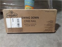 Swing Down Crib Rail and Kids Area Rug