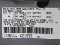 (DMV) 2014 Toyota Tundra SR Pickup