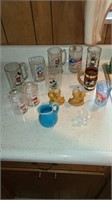 Lot of vintage collectible souvenir cups
