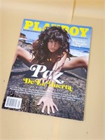 Paz DeLa Huerta Autographed Playboy Bunny Magazine