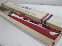 Vintage US Flag Outfit In Box 3'x 5'