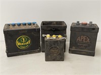 4 x Vintage Batteries