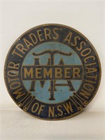 Motor Traders NSW Tin Sign 300mm