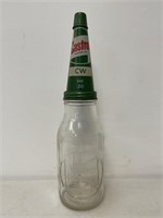 Castrol Z Quart Oil Bottle and Tin Top