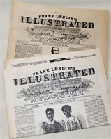 2 FRANK LESLIE'S Newspapers - Reissues