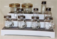 Mixed Glass Shakers & Jars Lot