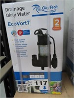 Claytech Ecovert 7 Multi Purpose Vortex Pump New